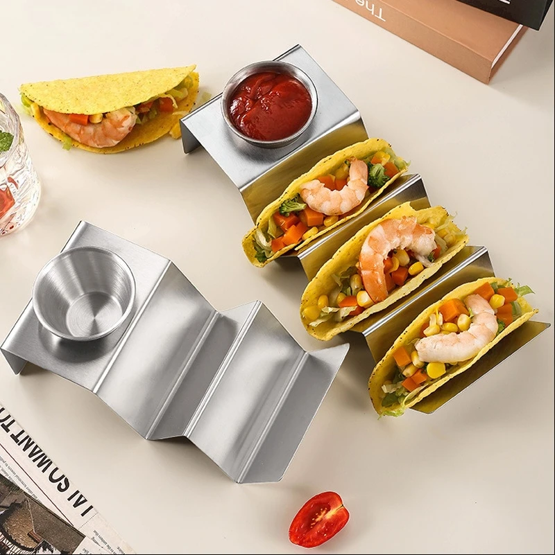 Kitchen Gadgets Of 2025 - 2025 Sıcak Paslanmaz Çelik Taco Tutucu