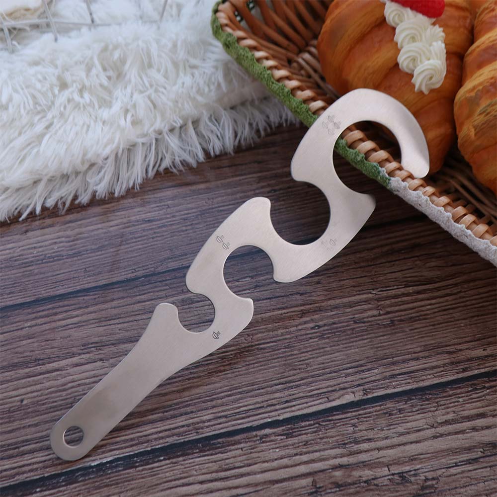 Pasta Measuring Tool - 4 Delikli Spagetti Ölçüm Aleti Paslanmaz