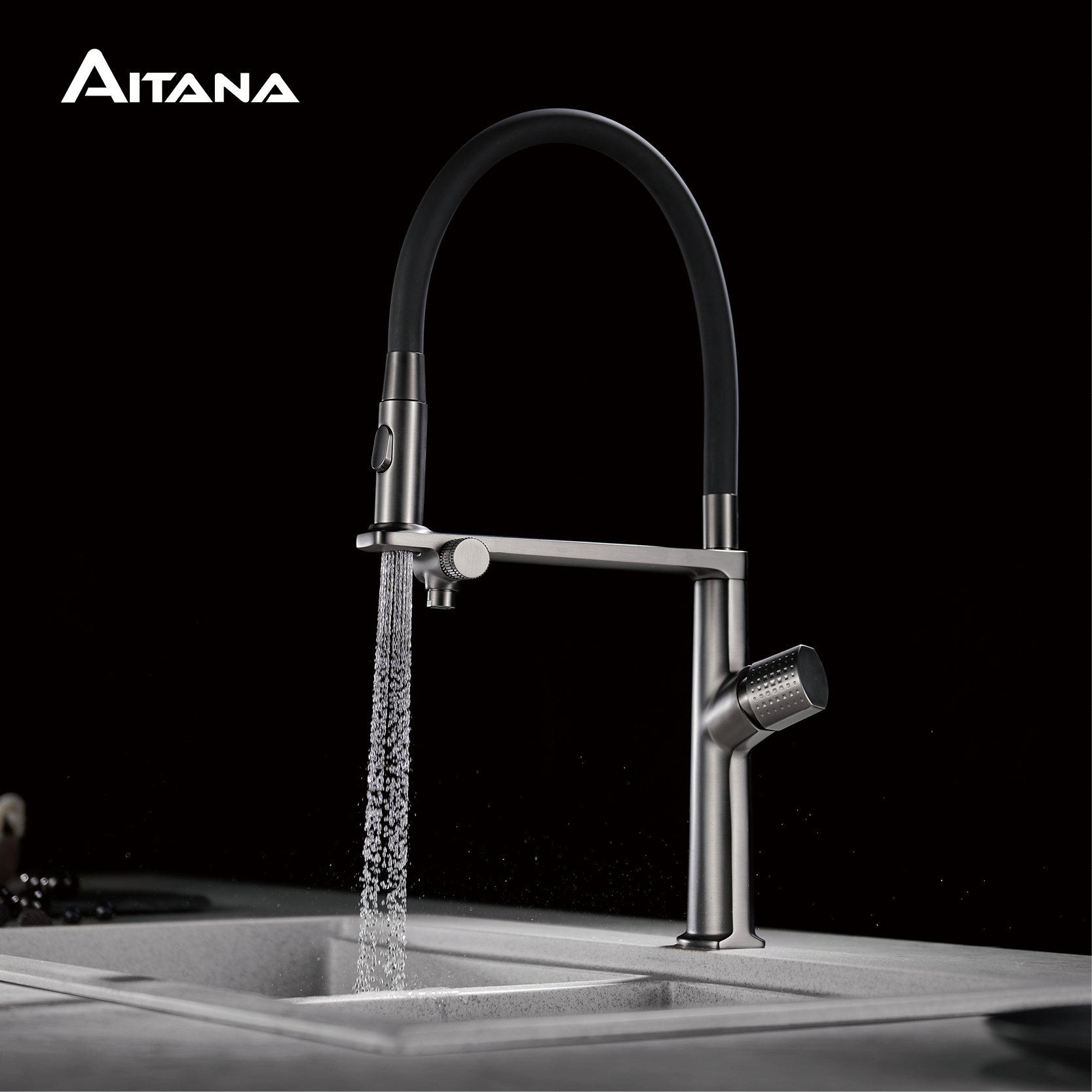 Kitchen Gadgets Luxury - Lüks Silah Grisi Pirinç Mutfak Bataryası
