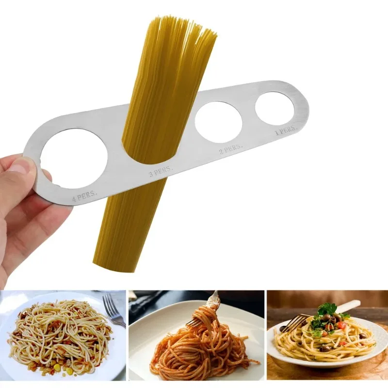 Pasta Measuring Tool - 4 delik spagetti meastainless paslanmaz çelik