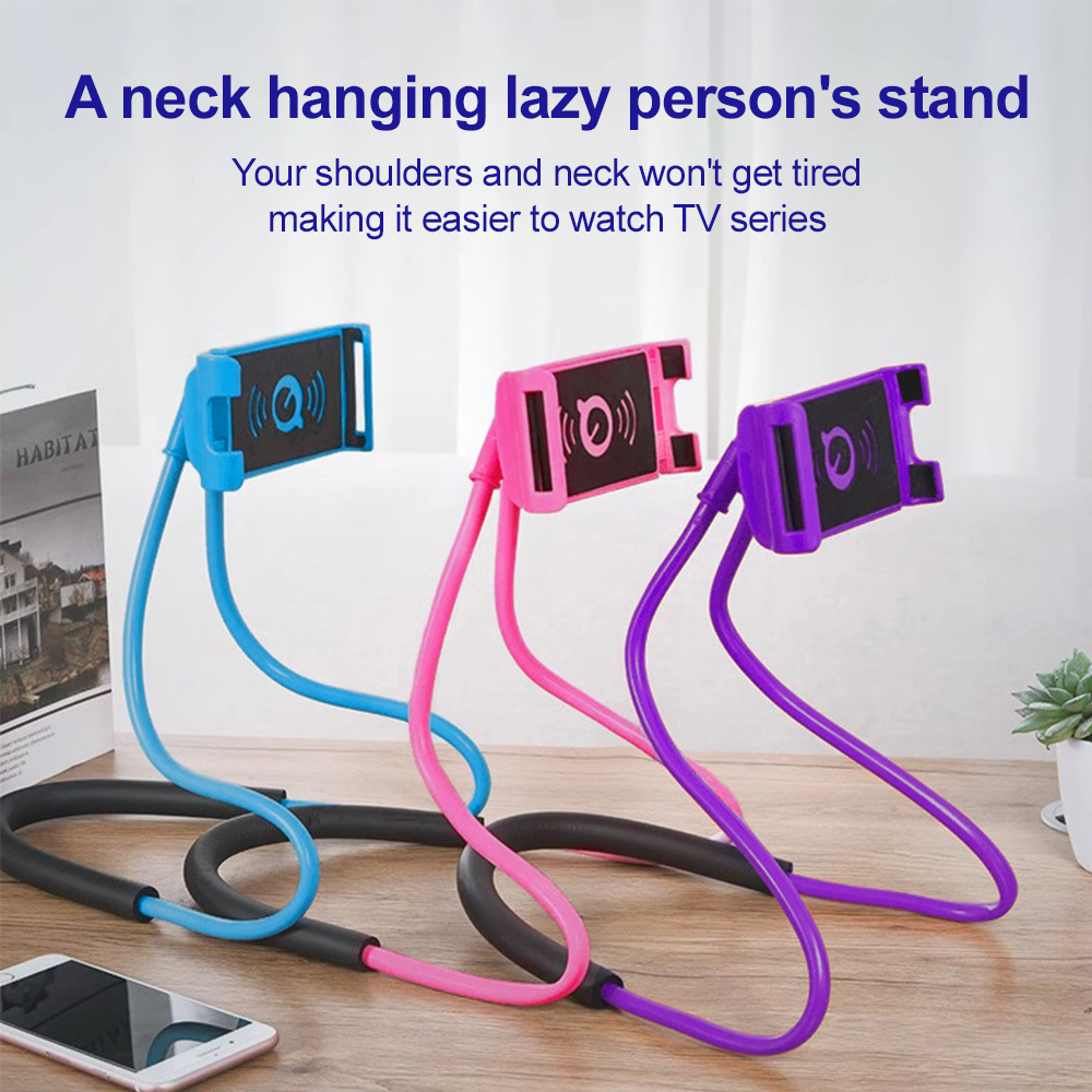 Kitchen Gadgets Easy Life - Boyun Askılı Tembel Telefon Standı Esnek