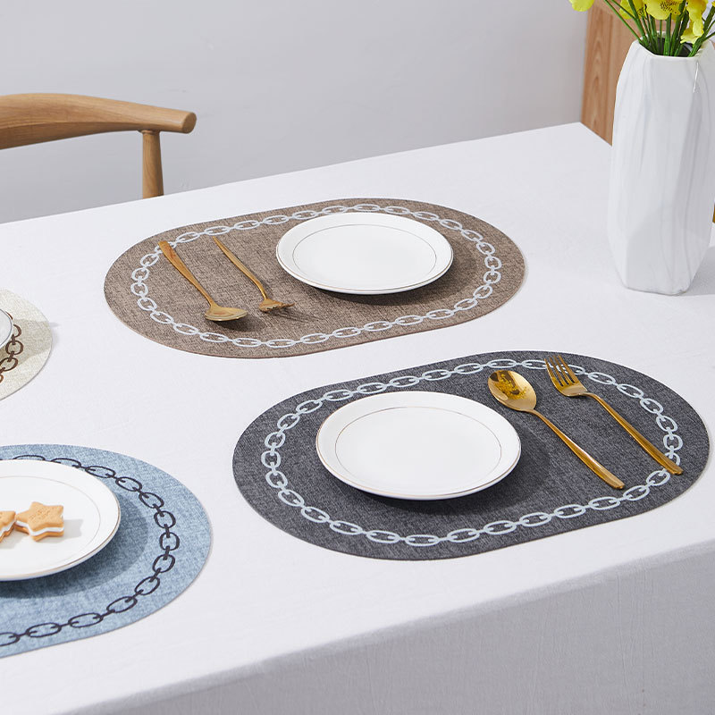 Oval Masa Placemat Suni Deri M - Kitchen Gadgets Luxury incelemesi ve fiyatı