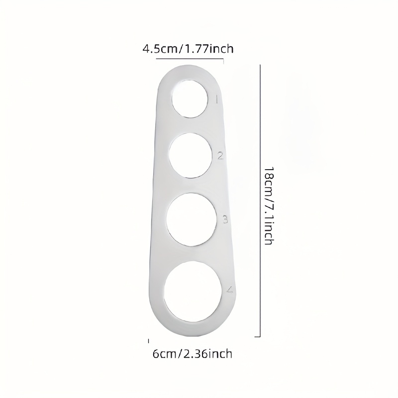 Paslanmaz Çelik 4 Delikli Maka - Pasta Measuring Tool incelemesi ve fiyatı